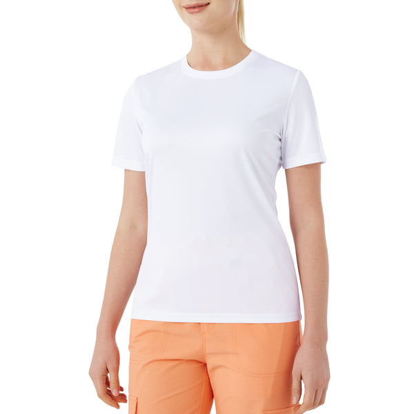 Women's UPF 50+ Short Sleeve Rash Guard Quick Dry Shirt for Hiking Swimming Workout More Colors