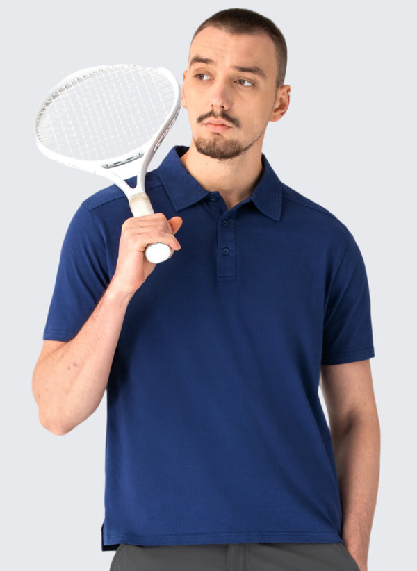 Classic Solid Cotton Polo Shirt