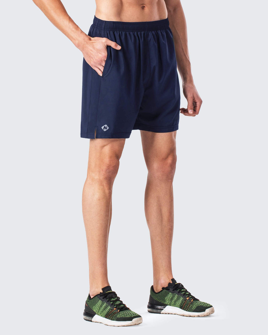 5" Woven Running Shorts-Naviskin