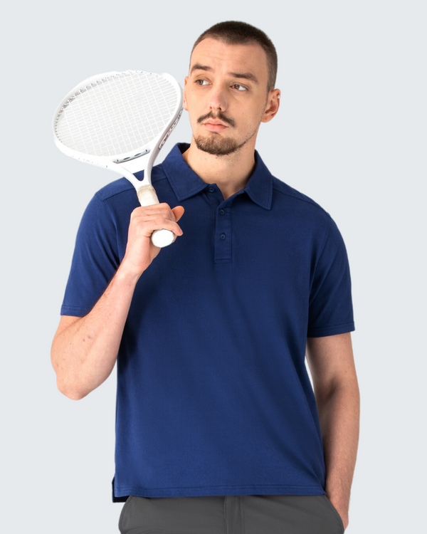 Classic Solid Cotton Polo Shirt