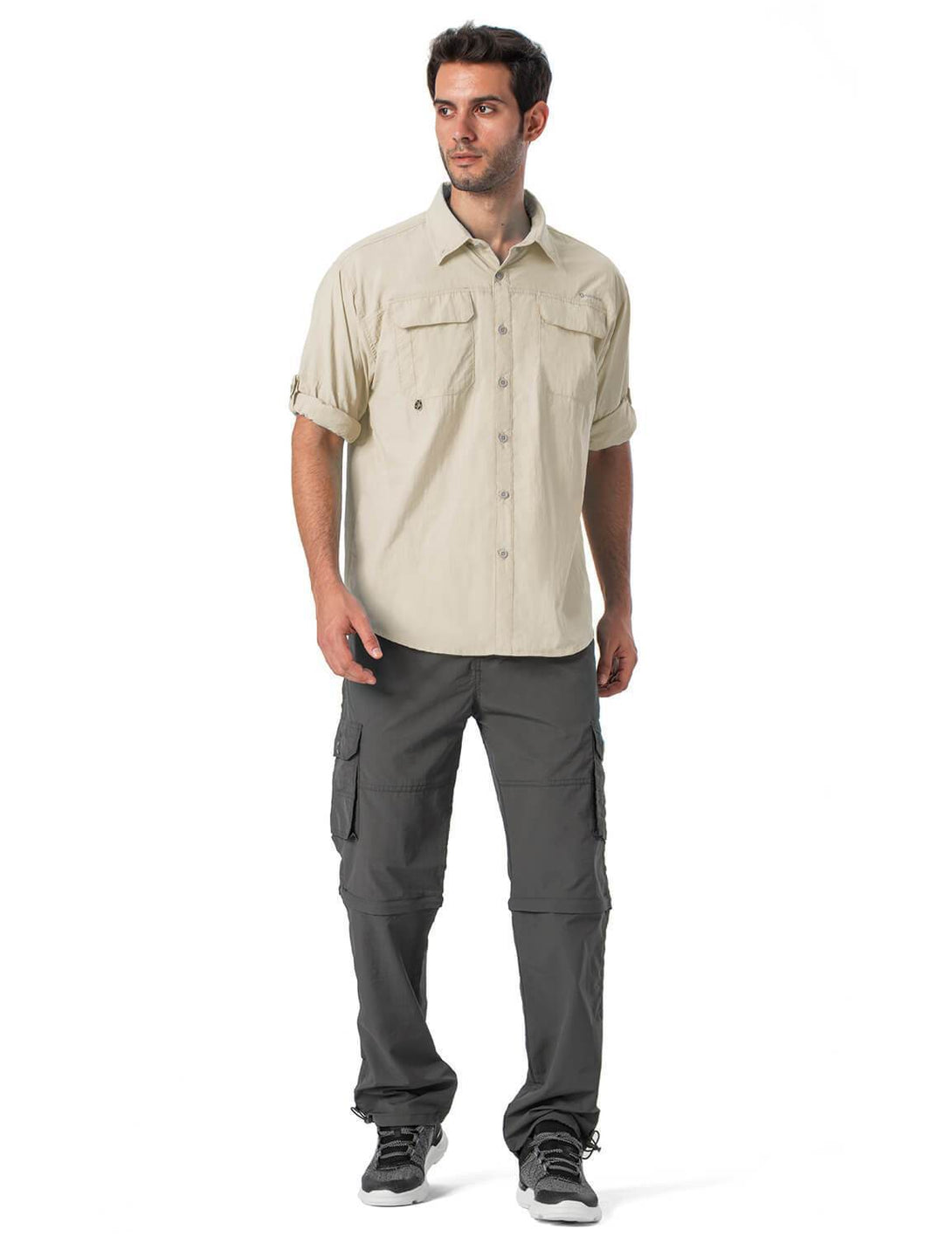 UPF 50+ Long Sleeve Fishing Shirt-Naviskin